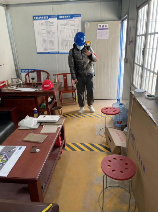 项里景区持续做好在建工程疫情防控工作(图1) 项里景区持续做好在建工程疫情防控工作(图1)