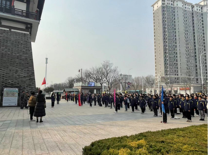 项王故里景区迎来今年首波研学旅行团(图1) 项王故里景区迎来今年首波研学旅行团(图1)